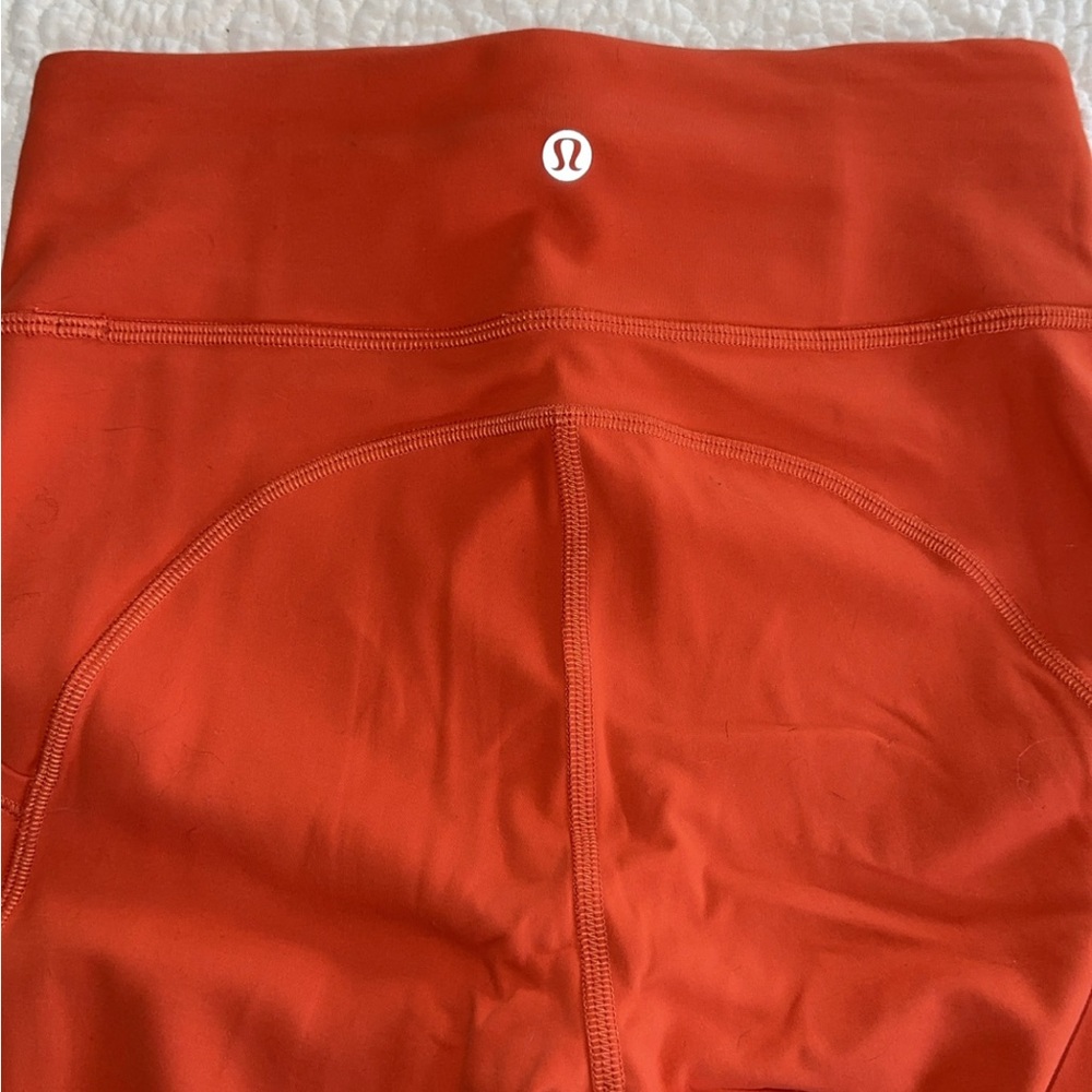 Lululemon Orange Leggings SZ 4